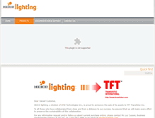 Tablet Screenshot of heicolighting.com